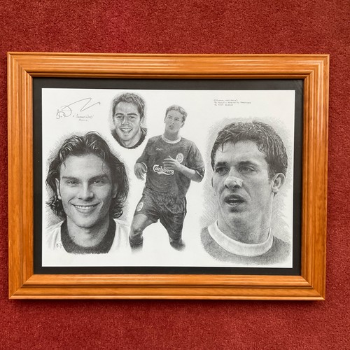 Jonathan wood framed drawing - framed,