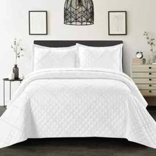 Quilted Bedspread Set 3 Piece