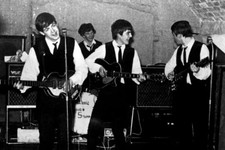 The Beatles playing at