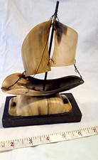 Old vintage musical cow horn