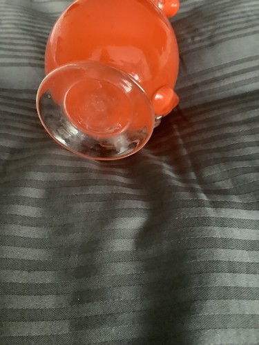 Vintage murano style orange - vintage,