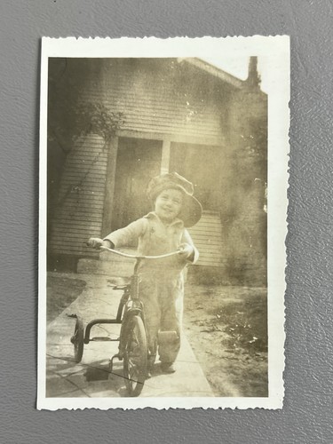 Vintage snapshot photo little - vintage,