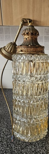 Large vintage chunky glass - vintage,