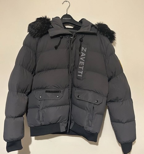 Zavetti canada grey hooded - zavetti,