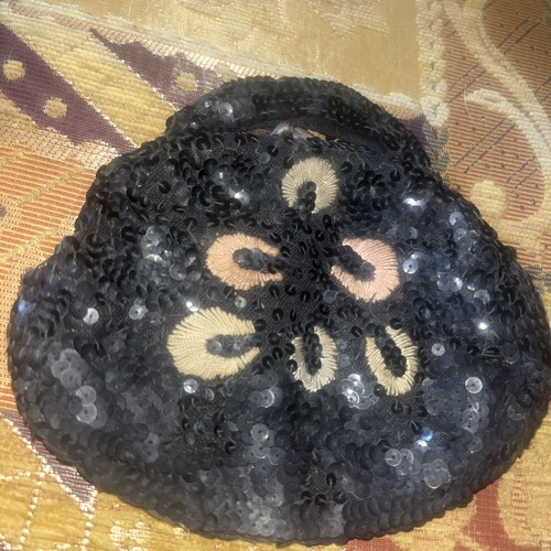Black 1930 antique - black, sequin