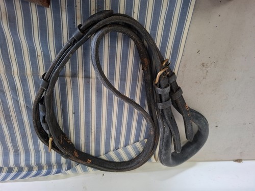 Vintage double leather - leather, rein
