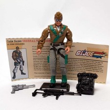 Hasbro 2002 GI Joe GENERAL TOMAHAWK v2 Excellent 100% Complete Loose Action Figu