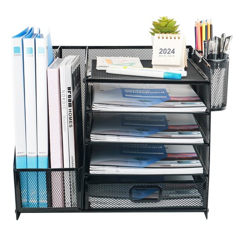 Black mesh desk - desk, a4
