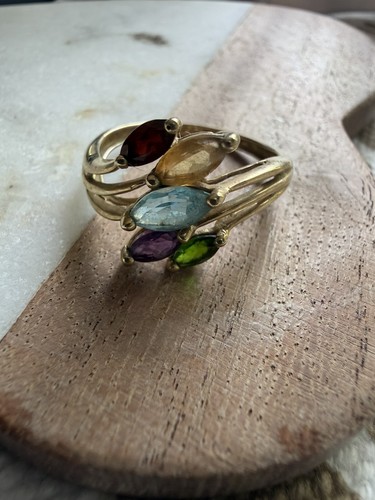 9ct gold ring - gold,