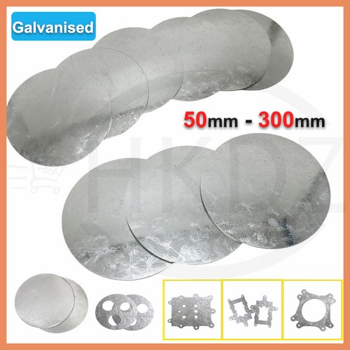 Galvanised round discs - round,