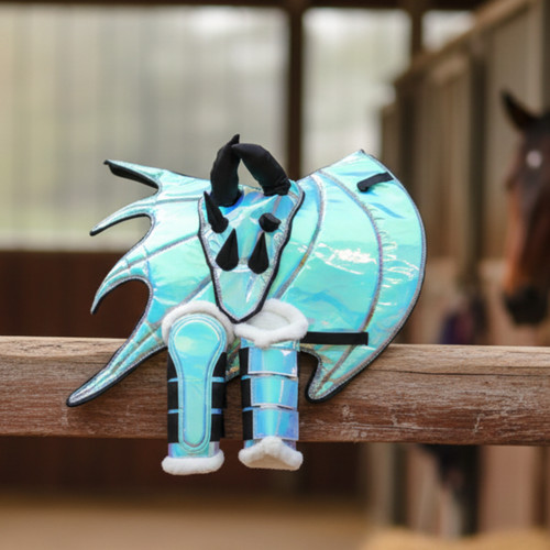 Dragon saddle pad set with - saddle,