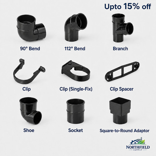 68mm round upvc - round, downpipe