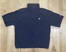 Wilson Navy Full Zip Golf Top / Wind Shirt  Size Large