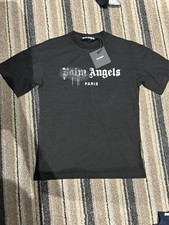 Palm Angels Men's T-Shirt Black Size Small
