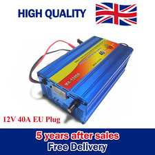 Caravan Leisure Battery Charger 12V 40A Smart Car Boat 40 Amp AC 230V to DC 12V