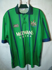 Original Newcastle United  Asics 1993 1994 1995 3rd Away Shirt XL 48in Ch