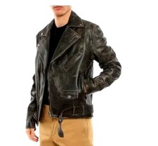 Men's Motorcycle Biker Genuine