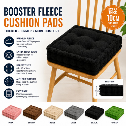 Booster fleece seat cushion - fleece,