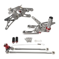 Rearsets Footpegs Grey For