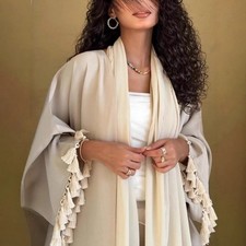 Islamic Women Open Abaya Cardigan Long Robes Loose Kaftan Moroccan Dresses Arab