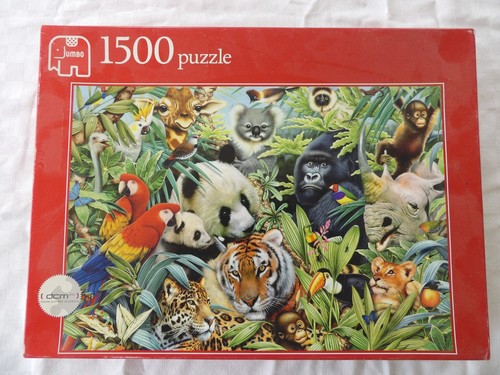 Jumbo 1500 piece puzzle jungle - jumbo,