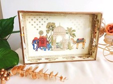 Decorative rectangle tray Home