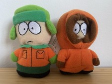Vintage 90s South Park Kenny Kyle Coin Purse Keychain Keyrings