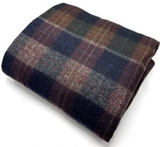 Multicolour Check Wool Fabric