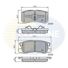 Brake Pads Set For Dodge