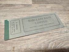 Vintage Barclays Bank Cheque