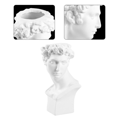 Durable resin sculpture vase - durable,