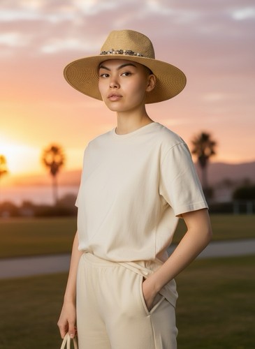 Woman summer hat with - woman’s,