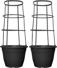 Plastic trellis planters - x,