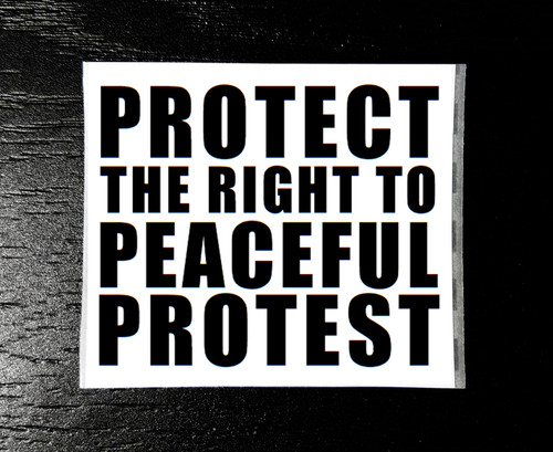 Protect the right peaceful - right, to
