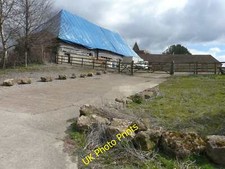 Photo 6x4 Mersham Courtu00e2u0080u0099s derelict barn Seen from Church c2015