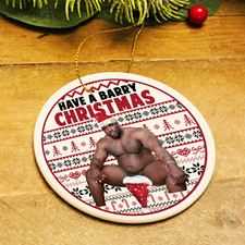 Barry Wood Santa Hat Christmas