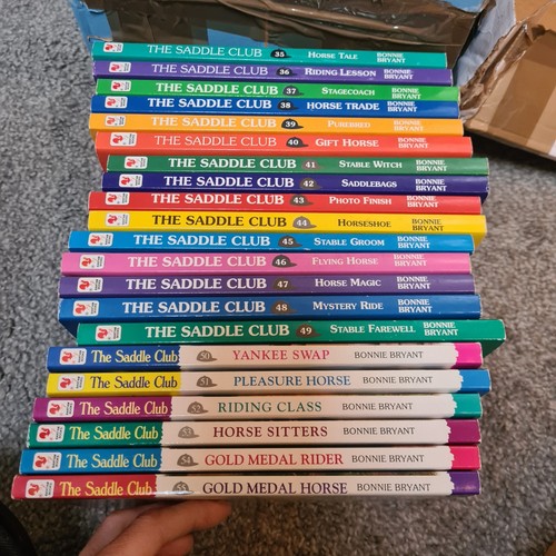 Saddle club books - saddle,