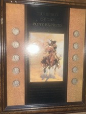 The Pony Express Framed and