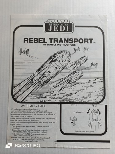 Vintage star wars rotj - star, rebel