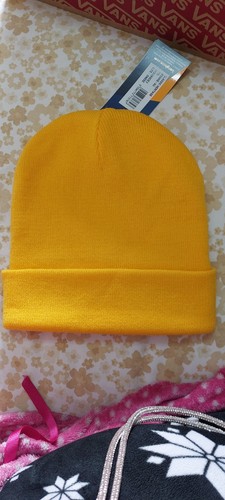 Mustard berghaus beanie hat - mustard,