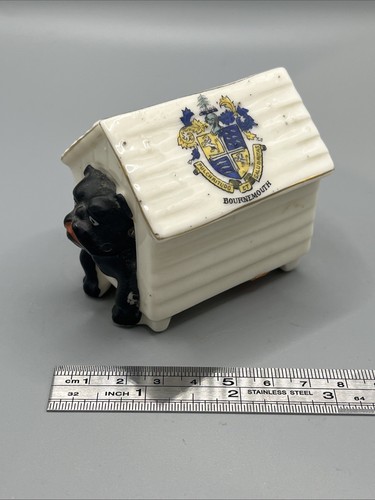 Asbury crested china bulldog - asbury,