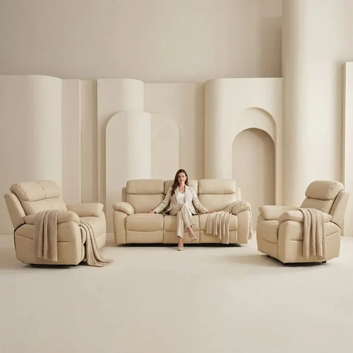 Real leather electric recliner - real,