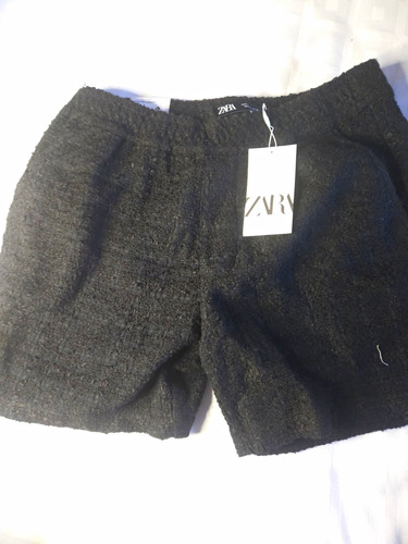 Zara men black - shorts, waist