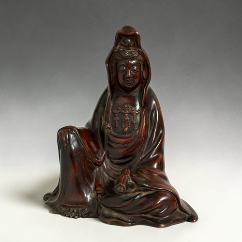 Old japanese kannon bronze - old,