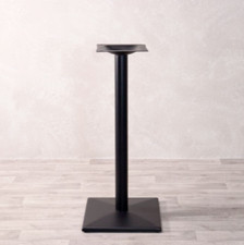 Square bottom poseur table - square,