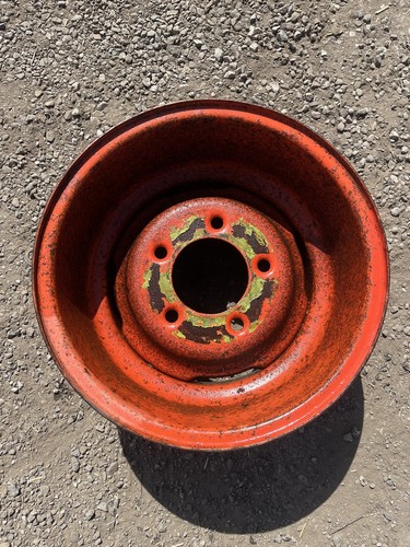 Red tractor wheel rims - red,