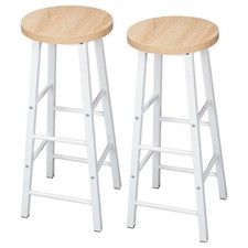 2/4/6x Breakfast Barstools High Counter Stools w/ Footrest Home Kitchen Pub Cafe