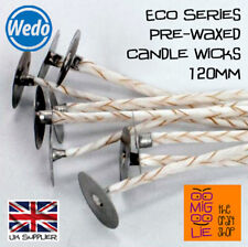 Wedo ECO Pre Waxed Candle Wicks and Sustainers Various Sizes Candle Making *NEW