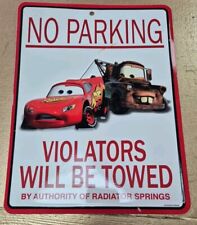 METAL 8X11" Cars Humor Comic Sign:NO PARKING Violators will Be Towed