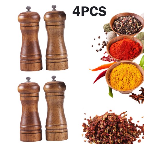 4pcs retro refillable wooden - 4pcs,